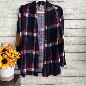 Sun & Moon Plaid Cardigan